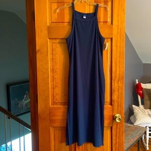 Navy blue summer dress